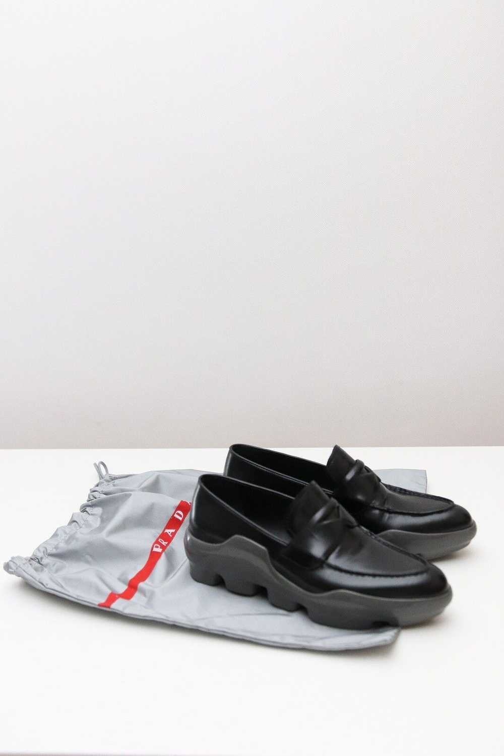 Prada Prada Penny Loafers Platforms Leather - image 1