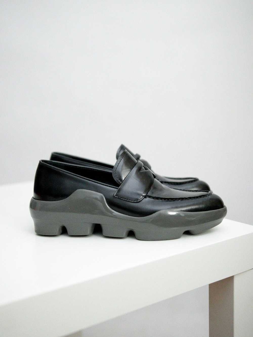 Prada Prada Penny Loafers Platforms Leather - image 3
