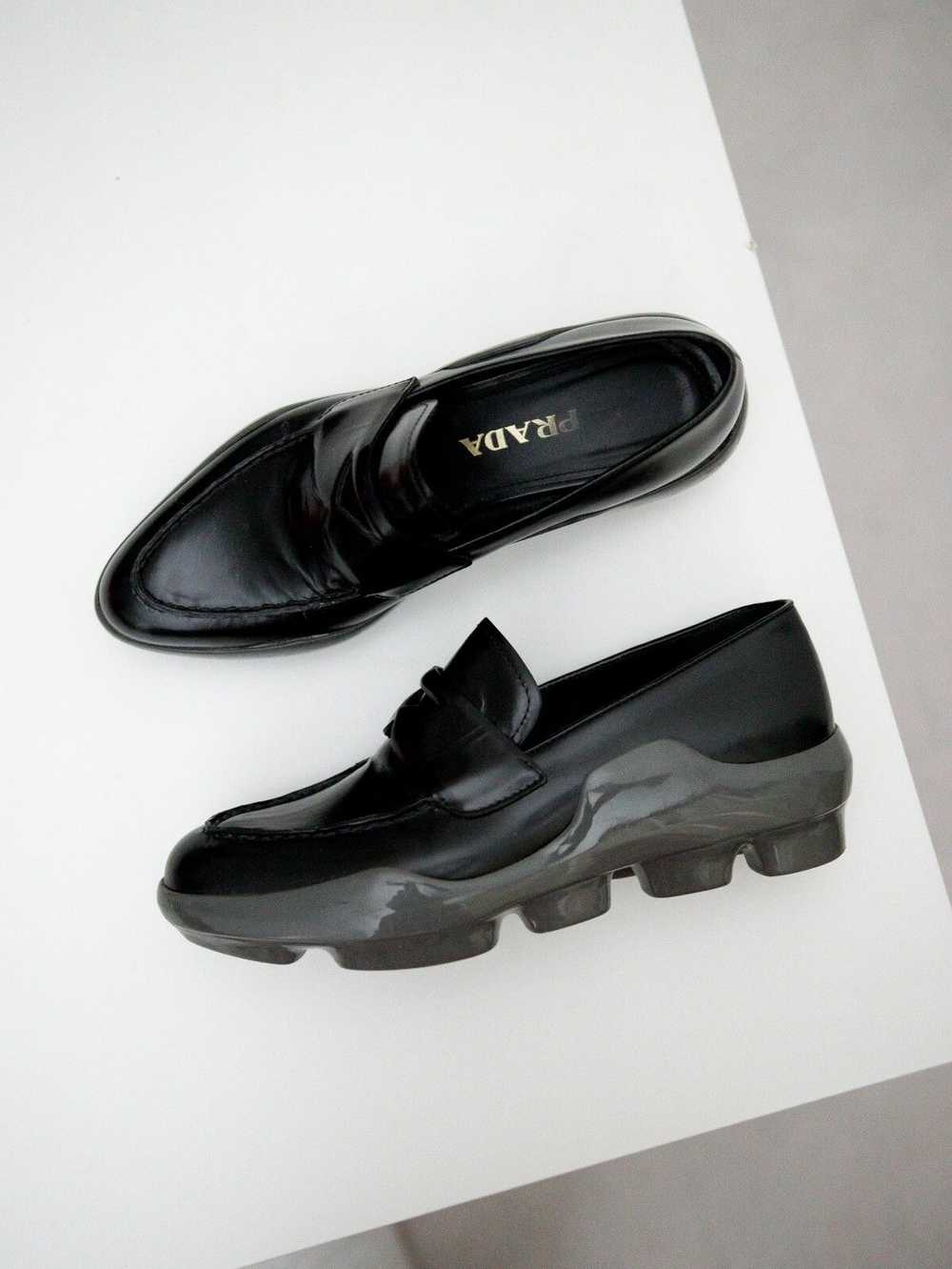 Prada Prada Penny Loafers Platforms Leather - image 4