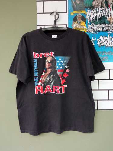 Made In Usa × Vintage × Wwf Bret Hart the hitman … - image 1