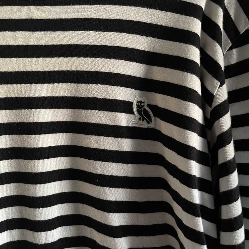 Drake OVO Striped Owl Logo Drake Long Sleeve - image 2