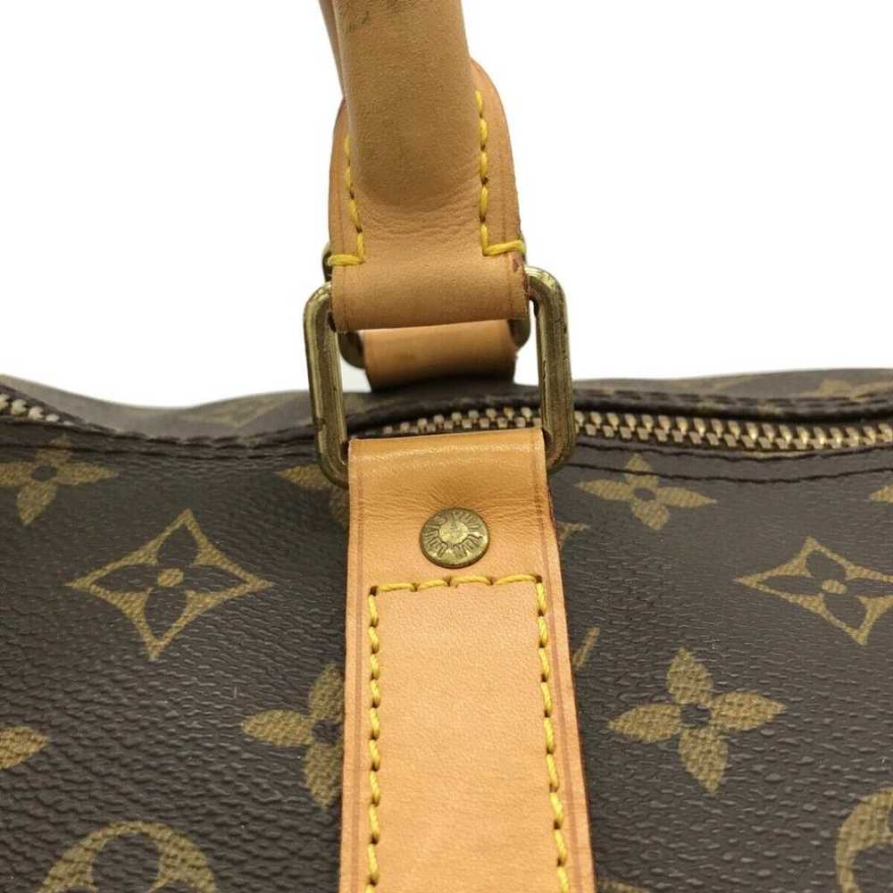Louis Vuitton Keepall leather travel bag - image 10