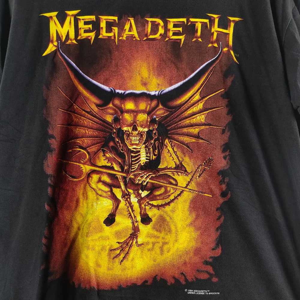 Band Tees × Megadeth × Vintage 1994 Megadeth Coun… - image 4