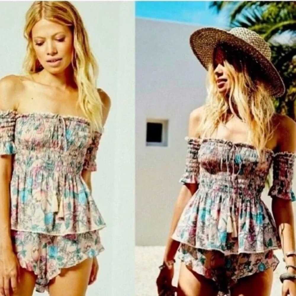 Spell Sayulita Rouched top in Med - image 1