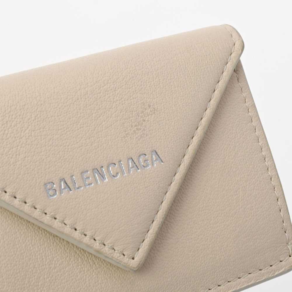 Balenciaga BALENCIAGA Paper Wallet Cream 391446 U… - image 8