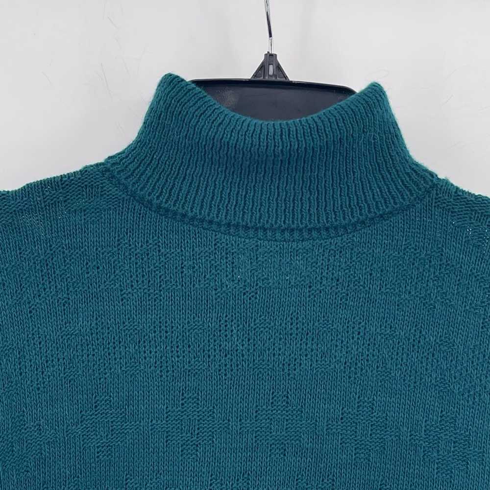 Other Vintage Mathias Sz L Sweater Skirt Set Teal… - image 3