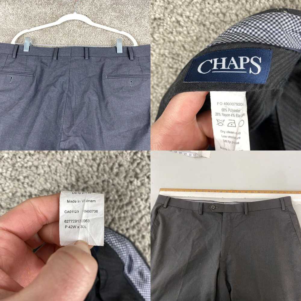 Chaps Chaps Flat Front Straight Leg Dress Pants M… - image 4