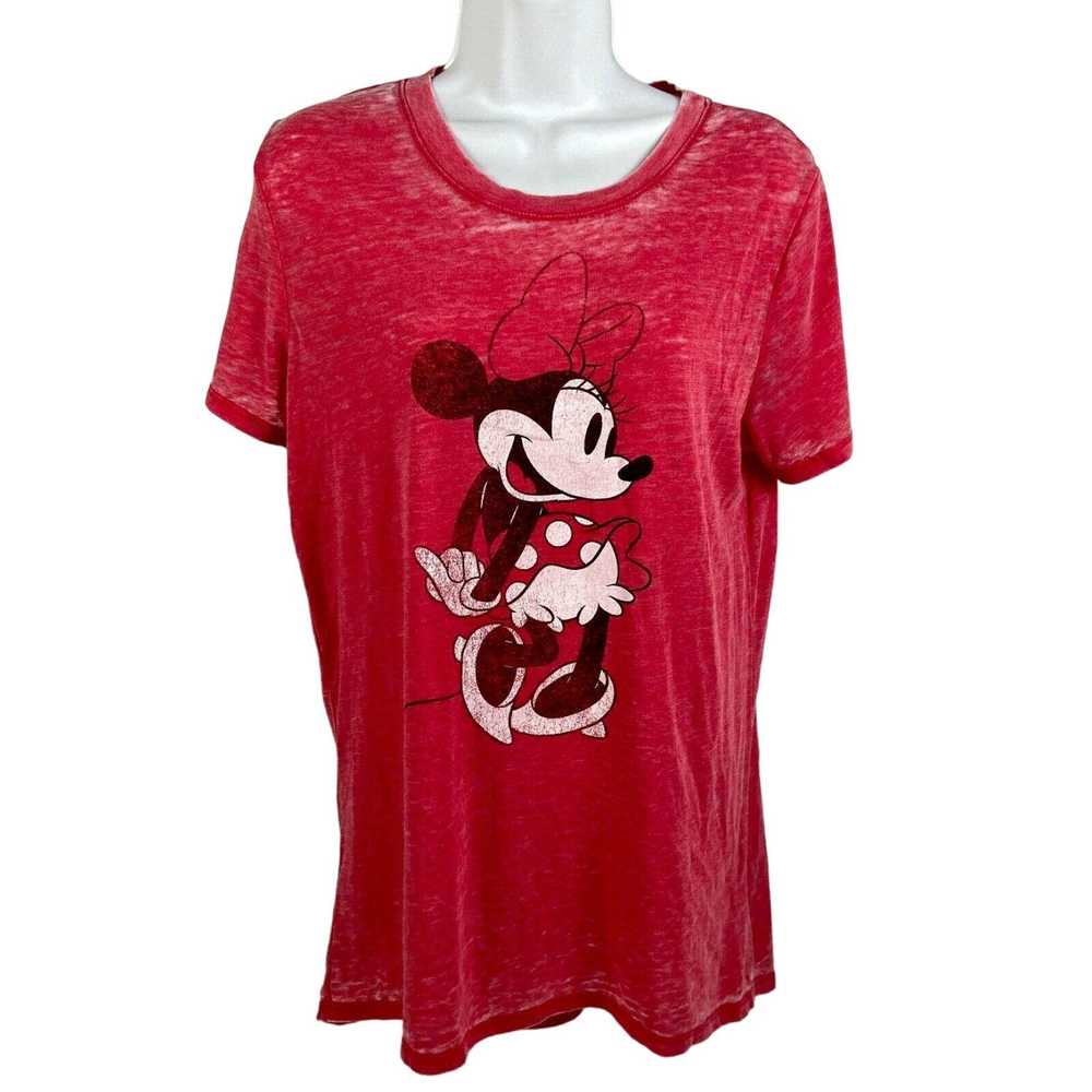Disney Disney Minnie Mouse T-Shirt Burnout Retro … - image 1