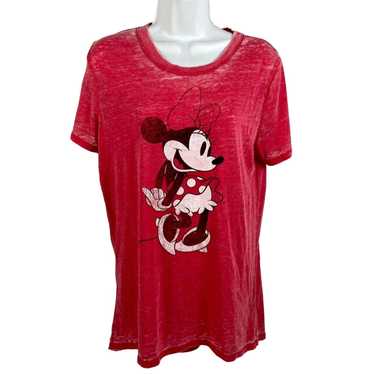 Disney Disney Minnie Mouse T-Shirt Burnout Retro … - image 1