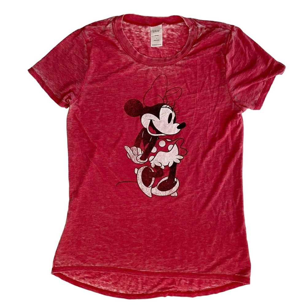 Disney Disney Minnie Mouse T-Shirt Burnout Retro … - image 3