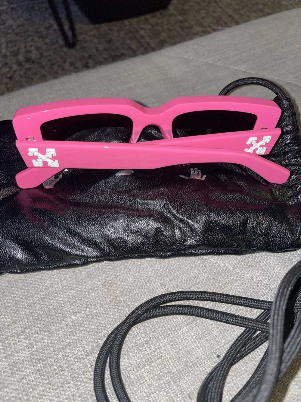 Off-White Off-white pink glasses - image 3