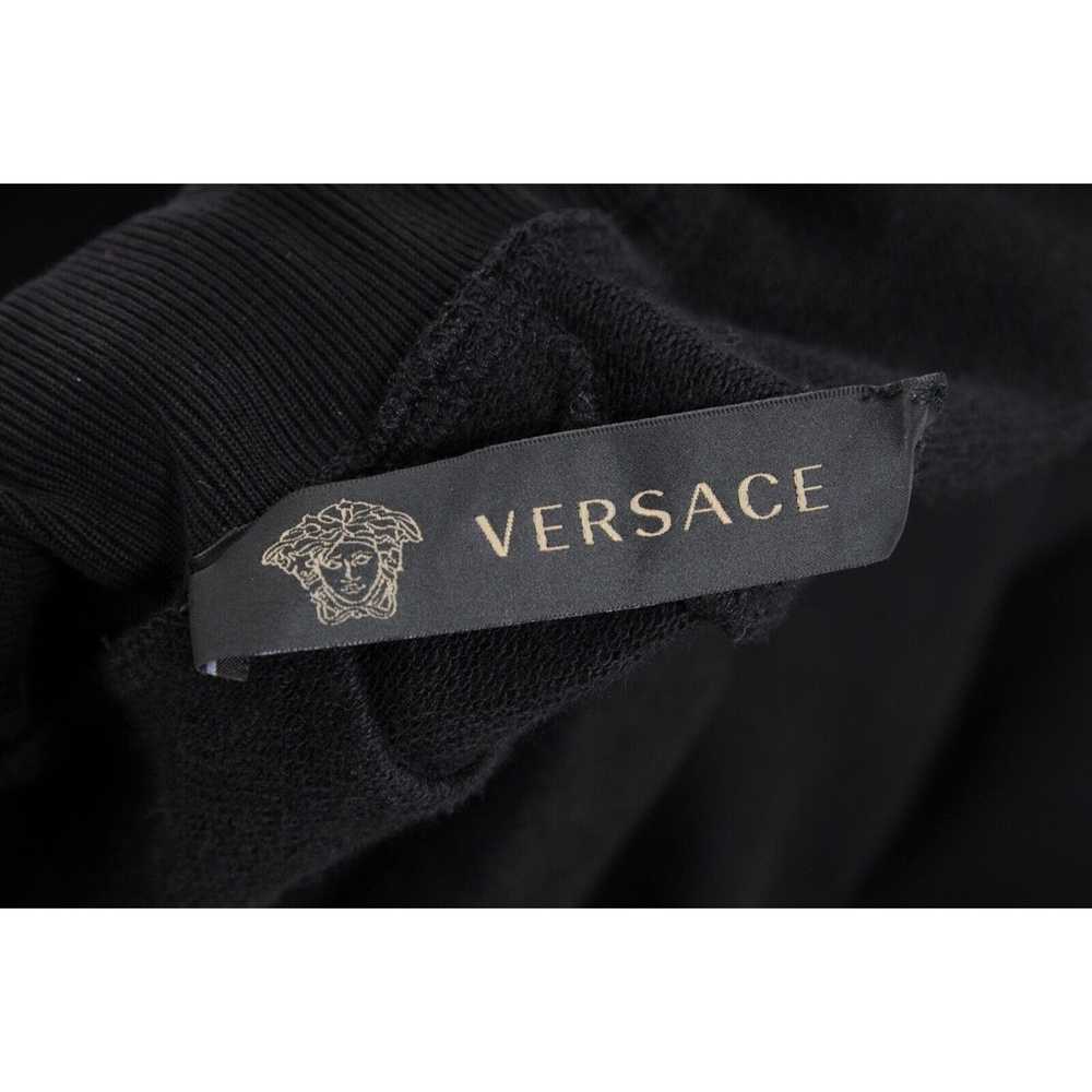 Versace Black Pink Logo Drawstring Sweat Pants Jo… - image 11