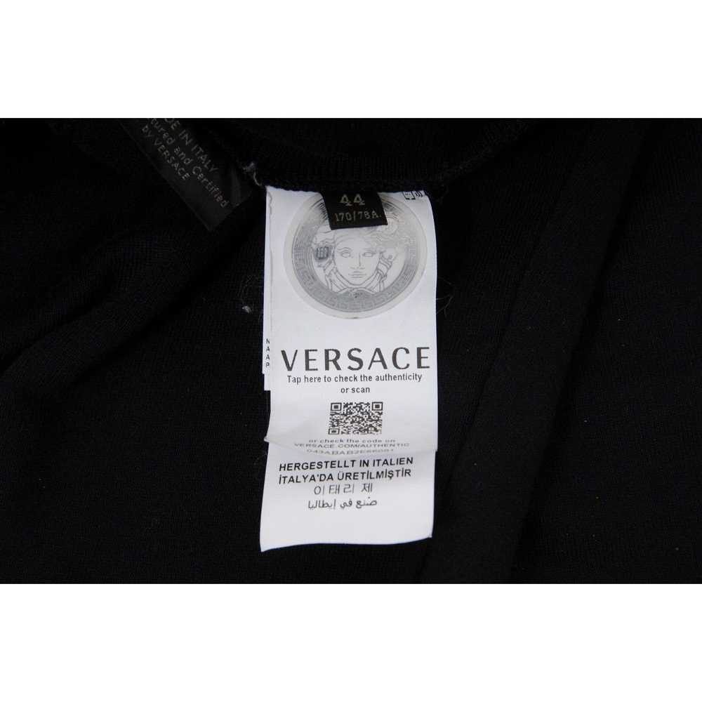 Versace Black Pink Logo Drawstring Sweat Pants Jo… - image 7