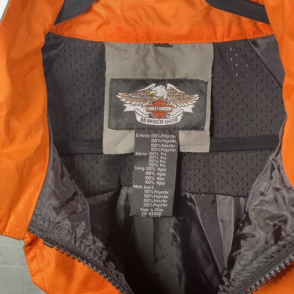 Harley Davidson Harley Davidson Rain Jacket Sz XL… - image 4