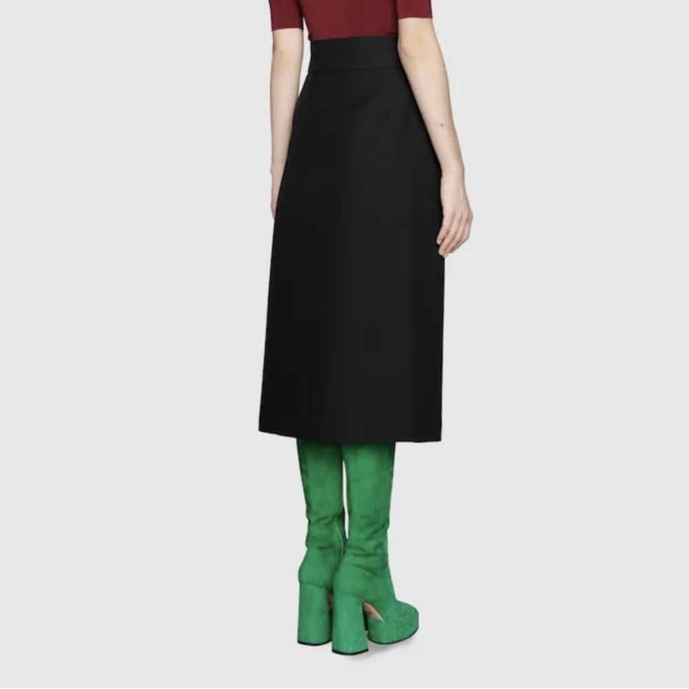 Gucci Wool mid-length skirt - image 3