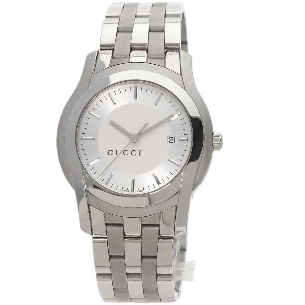 GUCCI 5500XL Watch Stainless Steel/SS Men's - image 1