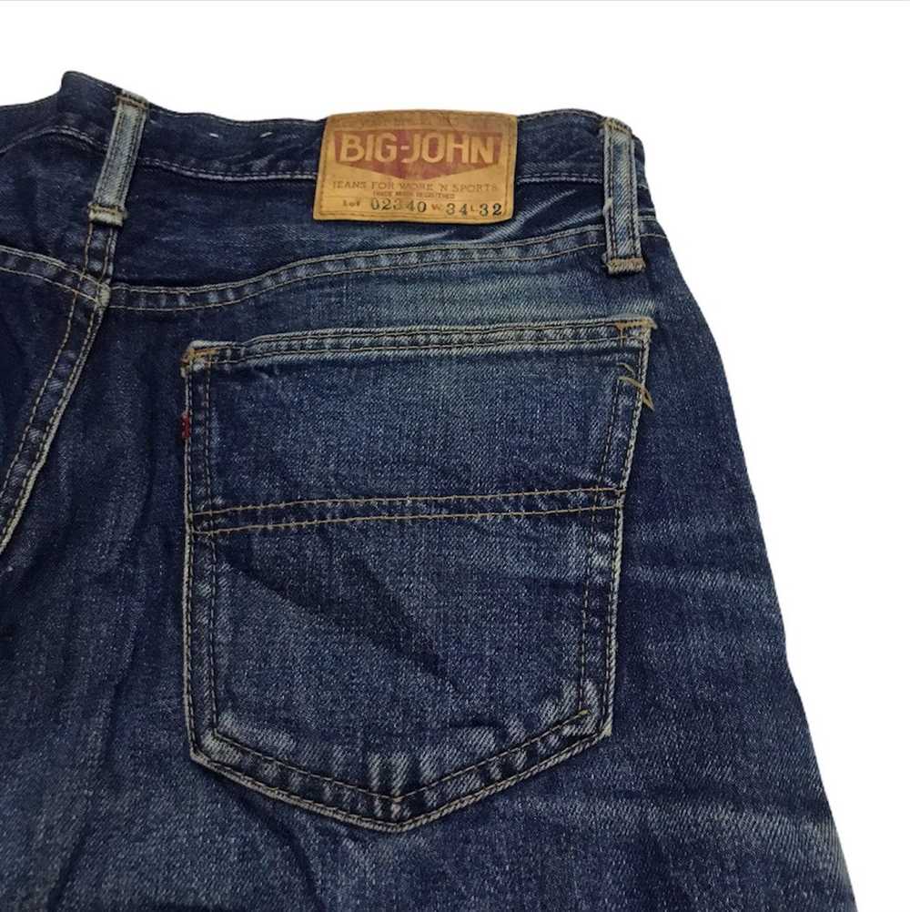 Big John × Vintage vtg Big John distressed denim … - image 5