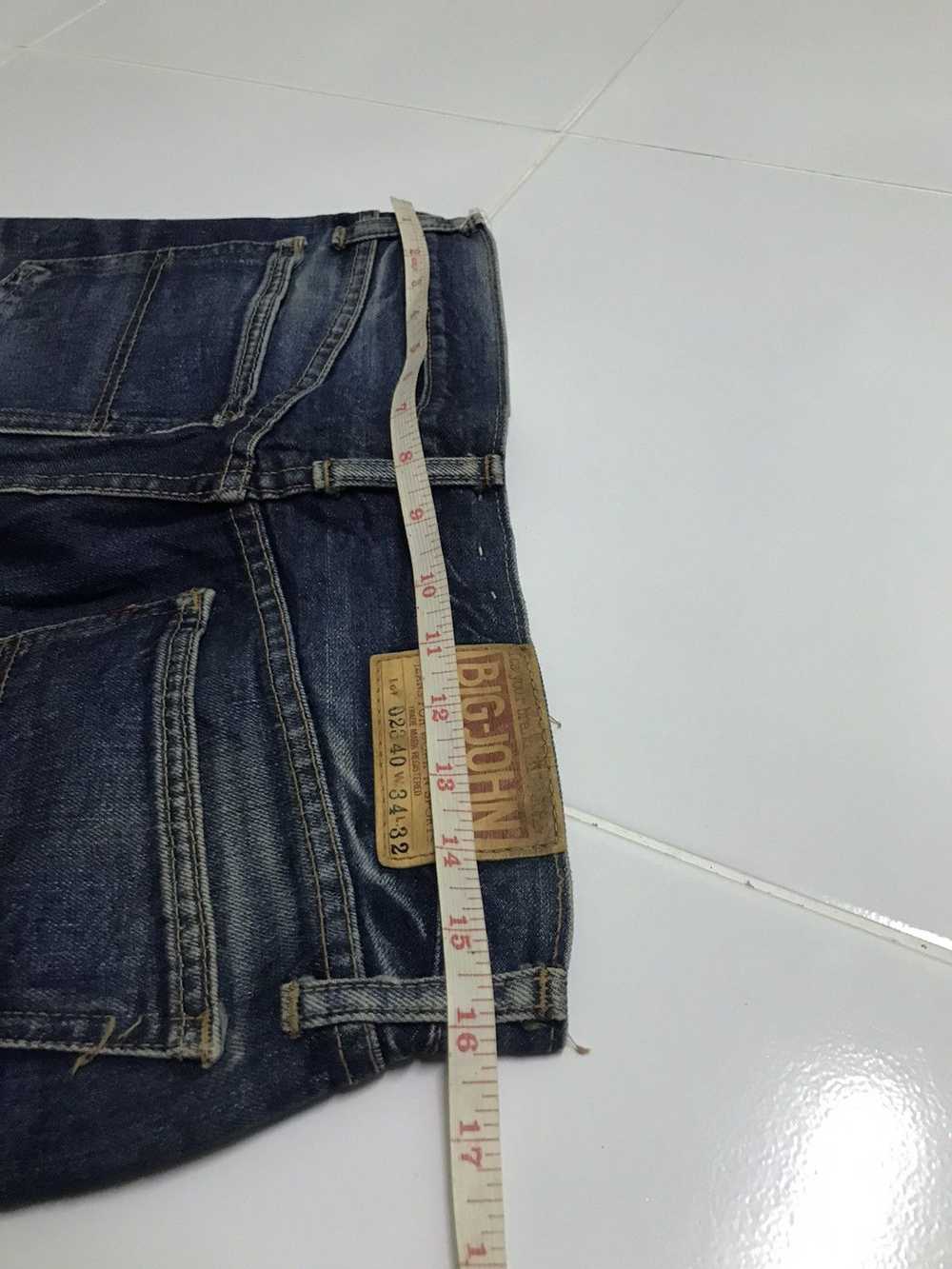 Big John × Vintage vtg Big John distressed denim … - image 7