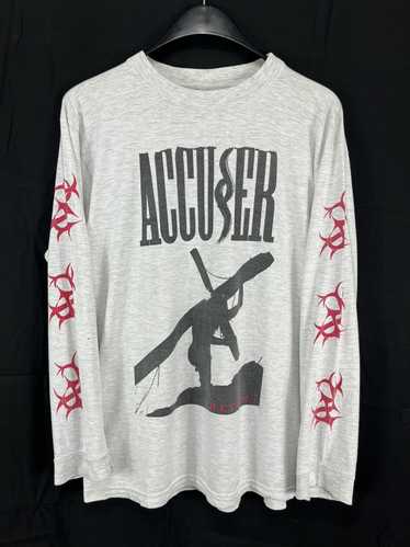 Band Tees × Vintage 1993 Accuser Vintage Trash Me… - image 1