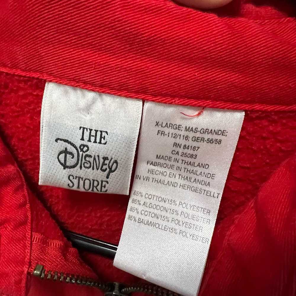 Disney Vintage Winnie The Pooh Quarter Zip Red Sw… - image 5