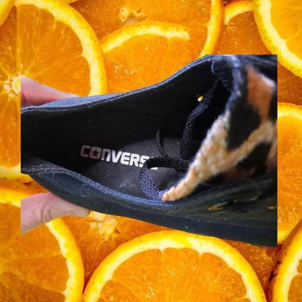 Converse Converse Black and Tiger Print Shoes Siz… - image 4