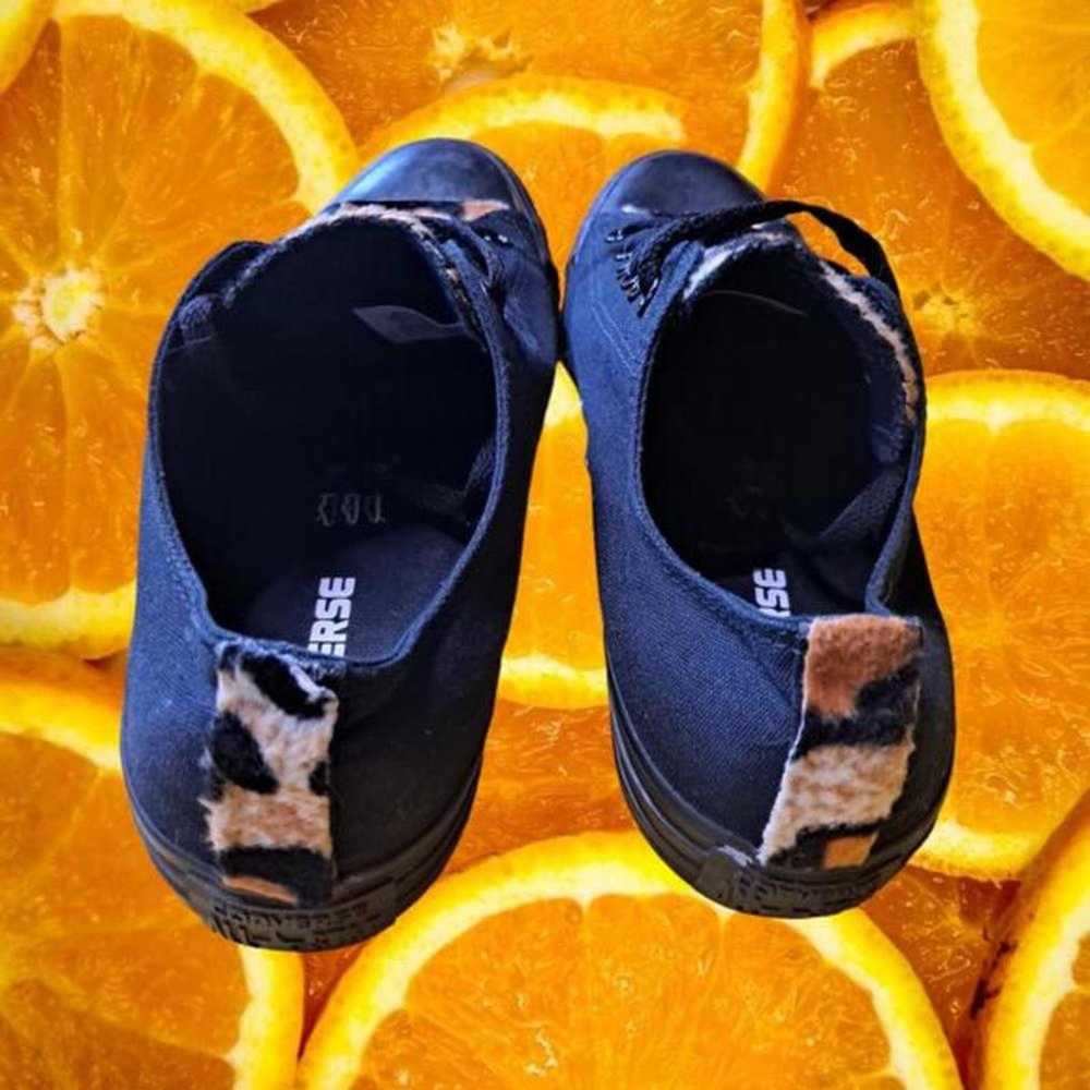 Converse Converse Black and Tiger Print Shoes Siz… - image 5