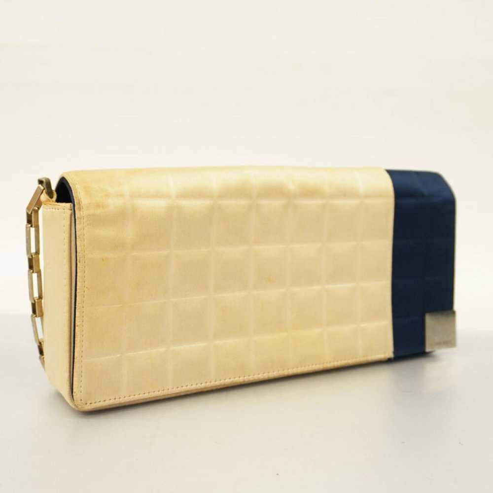 Chanel CHANEL Shoulder Bag Chocolate Bar Satin Na… - image 2