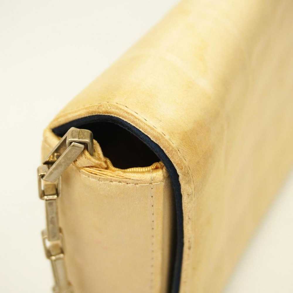 Chanel CHANEL Shoulder Bag Chocolate Bar Satin Na… - image 8