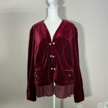 Inc INC International Concepts velvet blazer