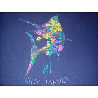 Guy Harvey Guy Harvey Marlin Graphic Tee Medium P… - image 1