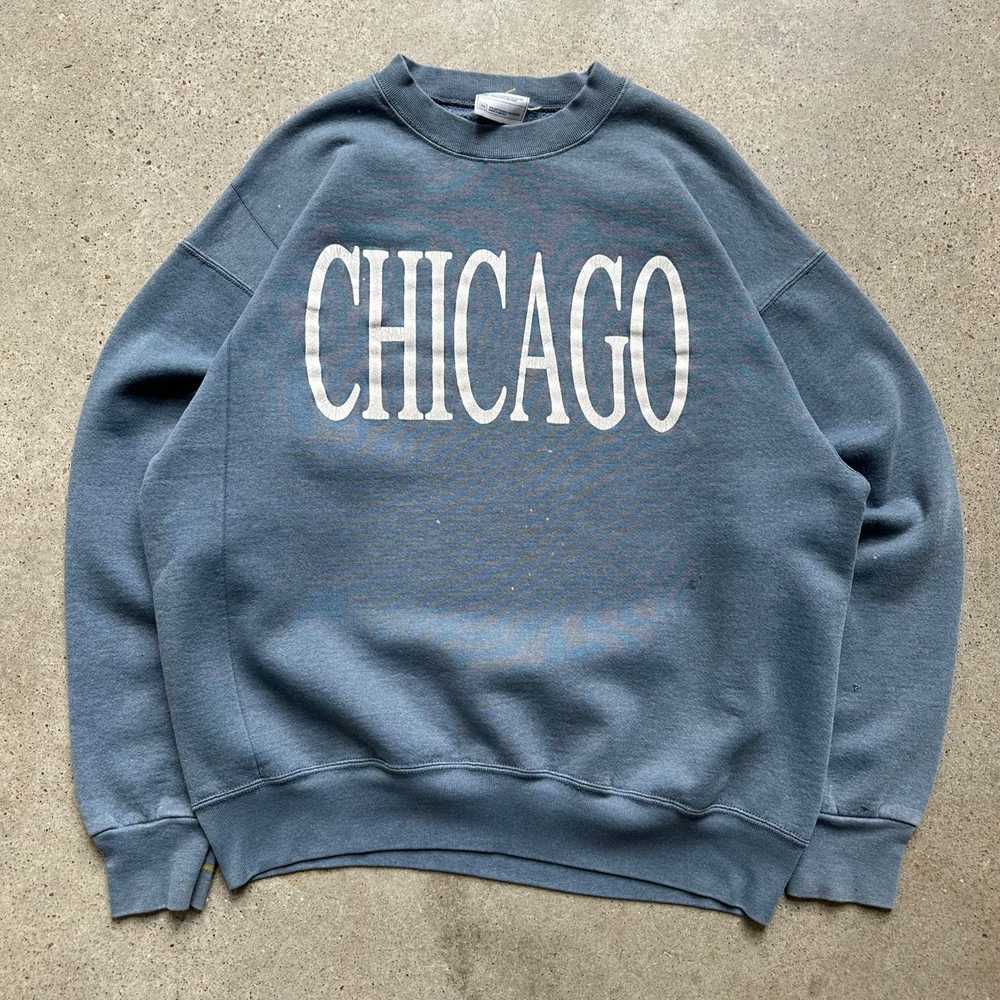 Vintage Vintage Chicago Heavyweight City Sweatshi… - image 1