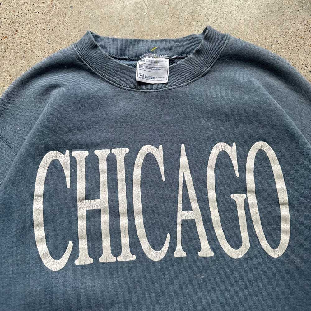 Vintage Vintage Chicago Heavyweight City Sweatshi… - image 2