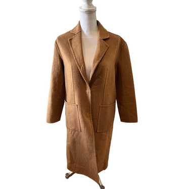 TopShop Lightweight Wool Blend Mid Length Coat Ca… - image 1