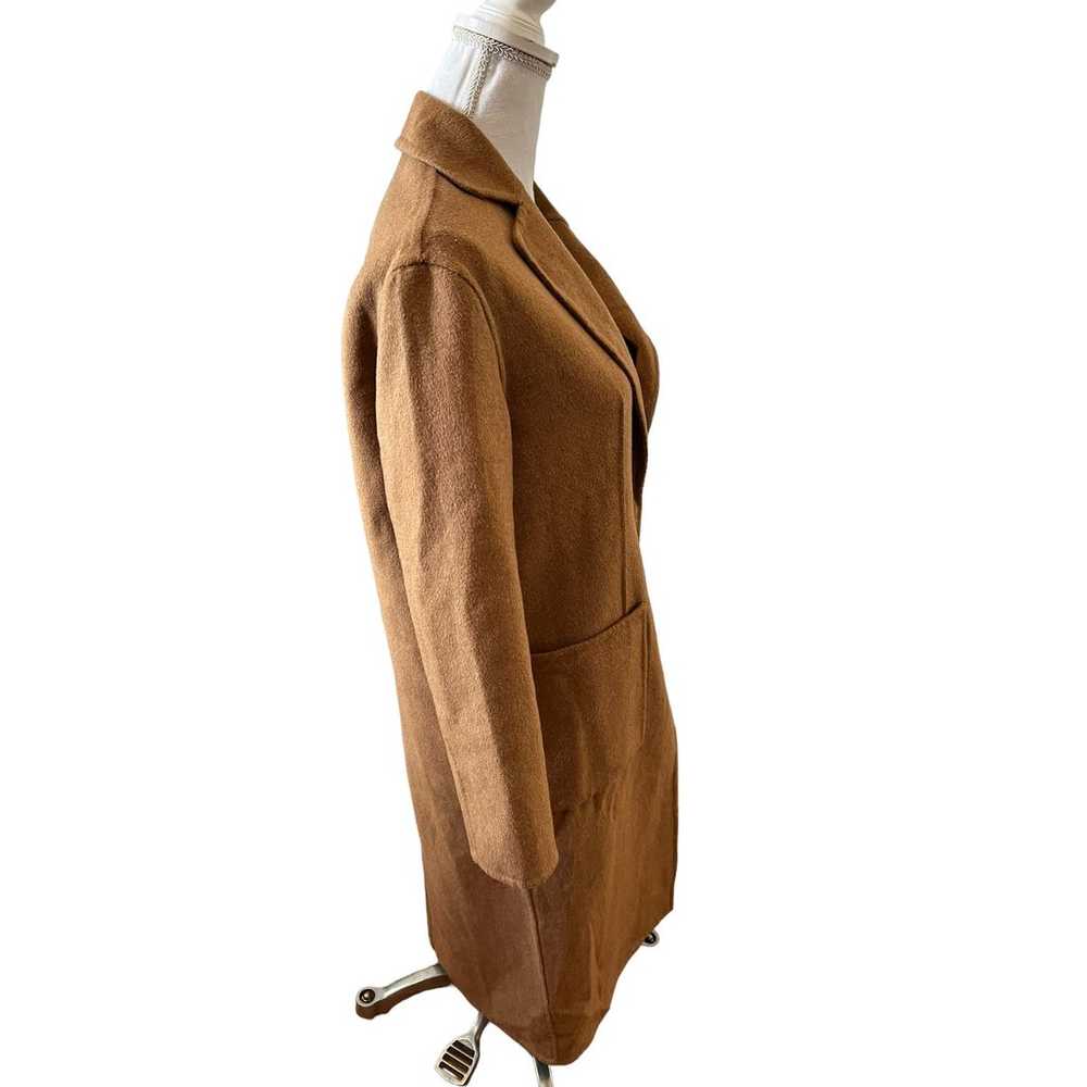 TopShop Lightweight Wool Blend Mid Length Coat Ca… - image 3
