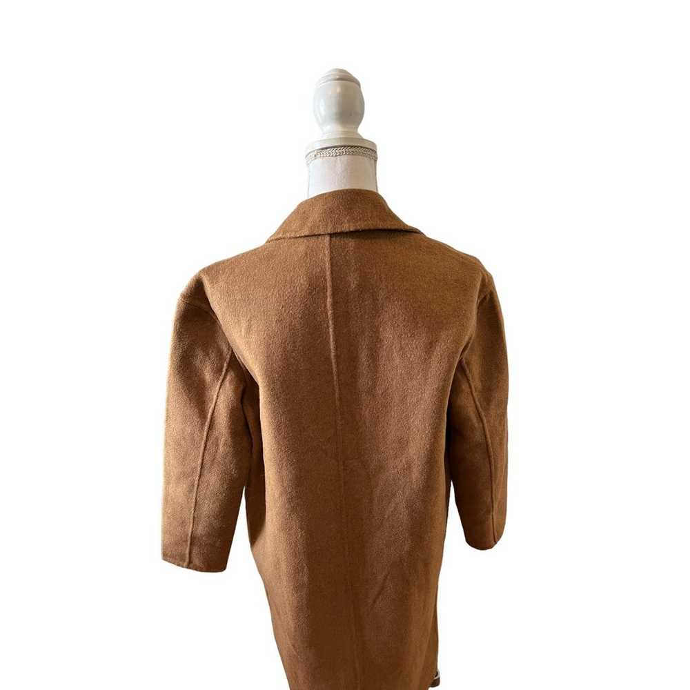 TopShop Lightweight Wool Blend Mid Length Coat Ca… - image 4