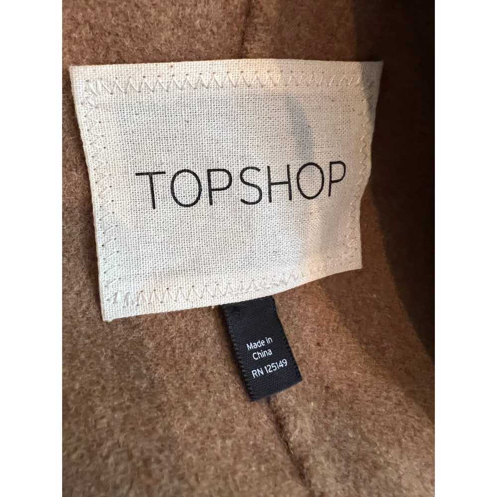 TopShop Lightweight Wool Blend Mid Length Coat Ca… - image 7