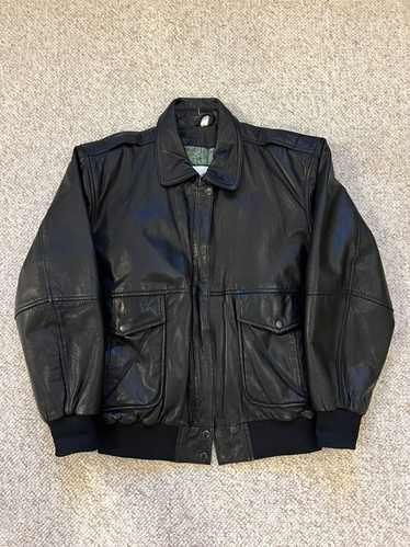 Other × Vintage Vintage B52 black leather jacket