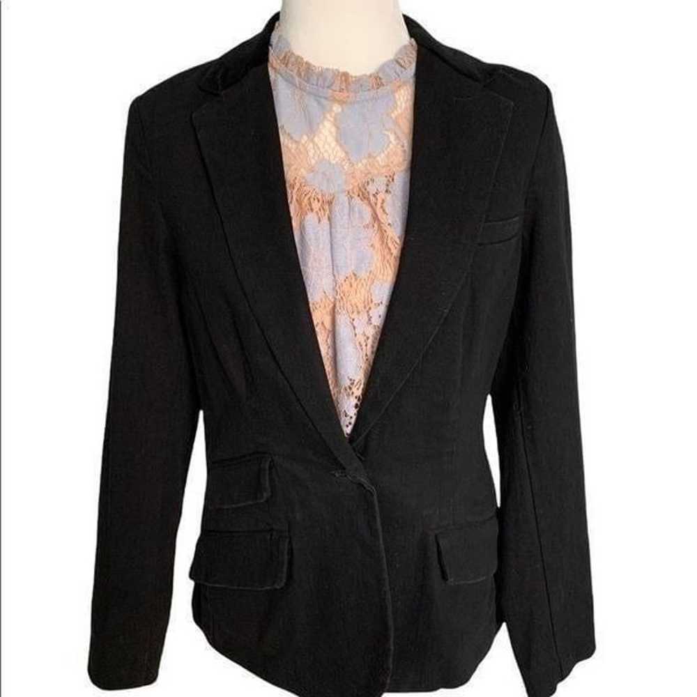 Ralph Lauren Black Blazer with Velvet Trim Collar… - image 3