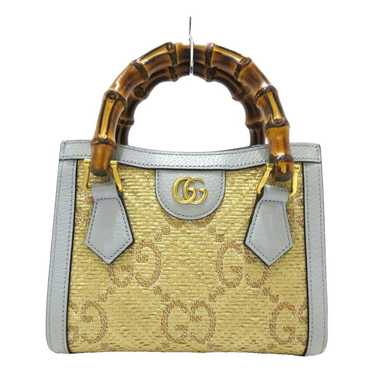 Gucci Diana Bamboo leather handbag