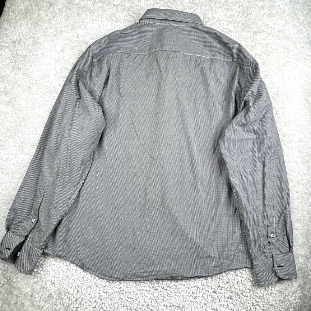 UNTUCKit UNTUCKIT Shirt Men 2XL Black Micro Check… - image 2