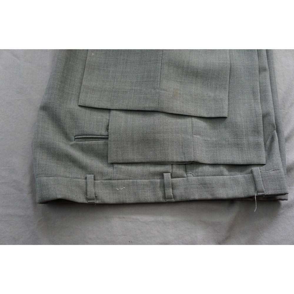 Vintage Towncraft Washable Poly-Wool Flat Front D… - image 3