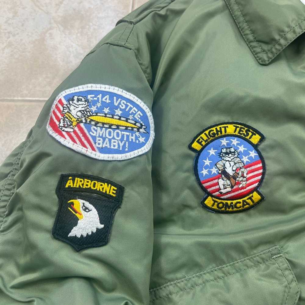 Us Air Force Vintage US Airforce Jacket Flyers Ki… - image 7