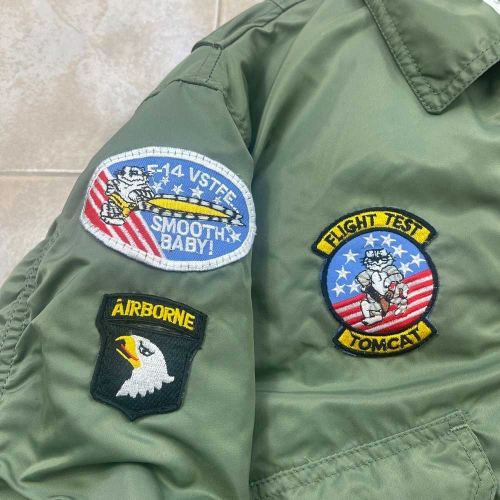 Us Air Force Vintage US Airforce Jacket Flyers Ki… - image 8