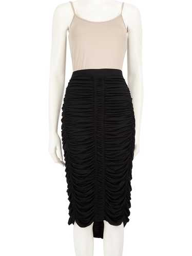 Burberry Black Ruched Detail Skirt - image 1