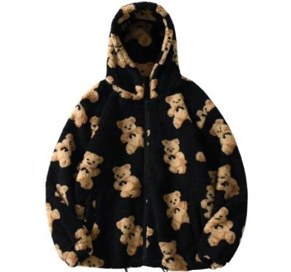 Japanese Brand × Streetwear Teddy Hooded Sweatshi… - image 1