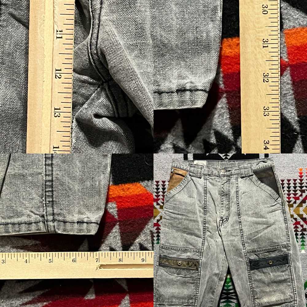 Vintage Vintage Rigolletto Jeans Cargo Acid Wash … - image 4