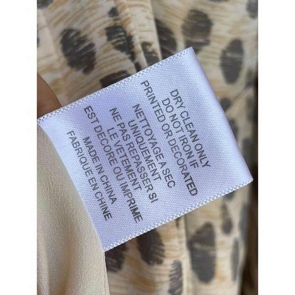 Equipment femme silk leopard jacket xs - image 6