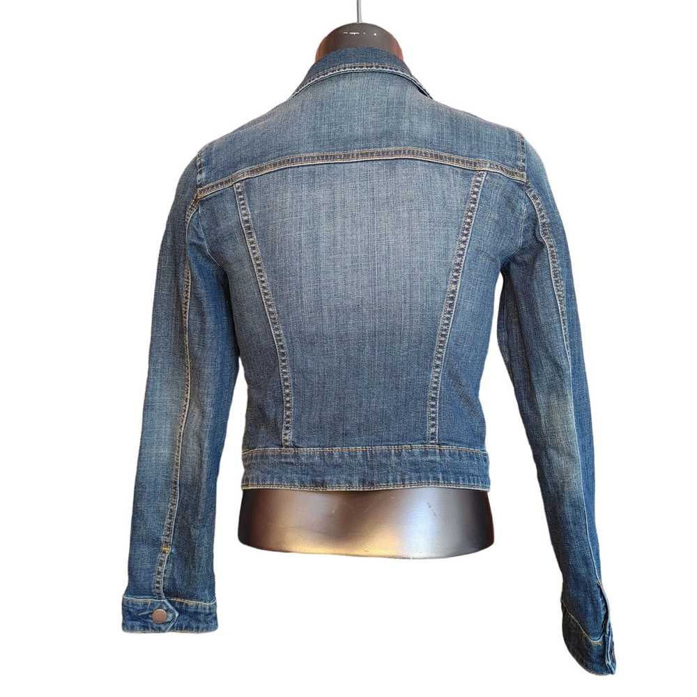 Other Elle Women's Blue Denim Jean Long Sleeve/Bu… - image 2