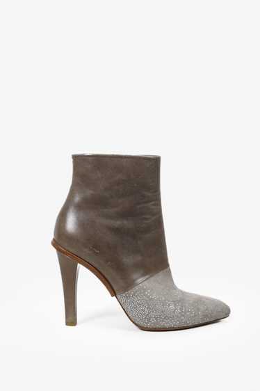 Maison Margiela Maison Margiela Grey Leather and S