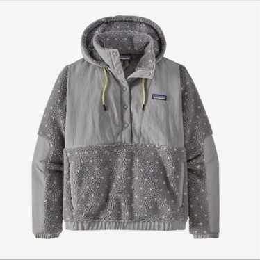 Patagonia Shelled Retro X Gray Salt Pullover Large